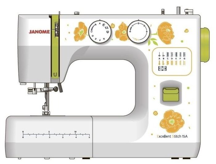 Швейна машина JANOME Excellent Stitch 15a
