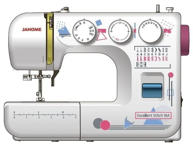 Швейна машина JANOME Excellent Stitch 18a