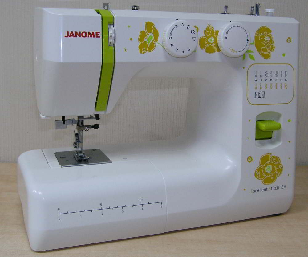 JANOME Excellent Stitch 15a электромеханическая швейная машина