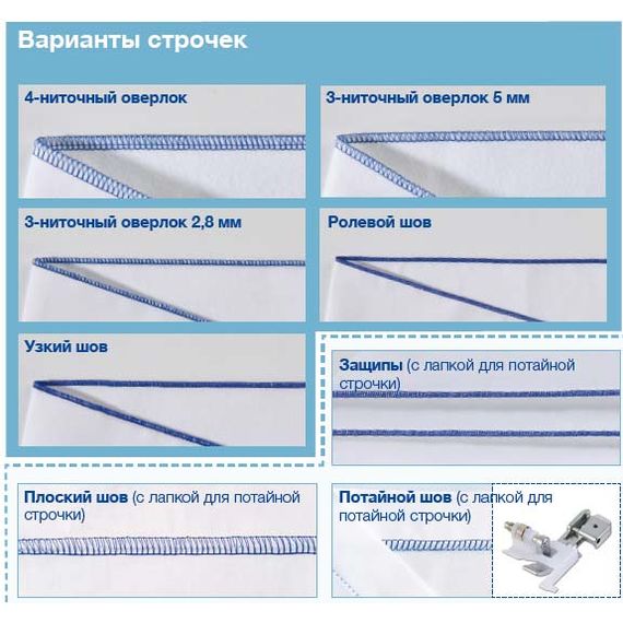 BROTHER 3100DL строчки